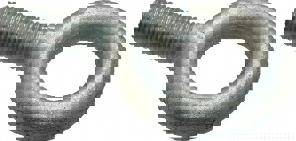 Fixed Lifting Eye Bolt: Without Shoulder, 4,800 lb Capacity, 3/4-10 Thread, Grade 1030 Steel